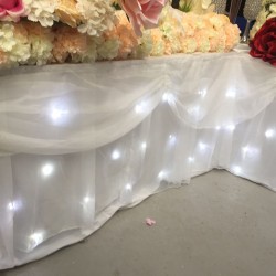 3M LED Starlight Wedding Cake Table Skirt