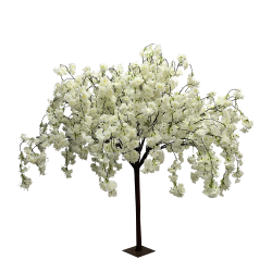 130cm Deluxe Weeping Cherry Blossom Tree - Ivory