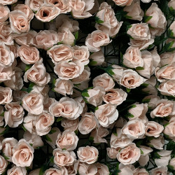 Artificial Rose Wall Panel - Pink