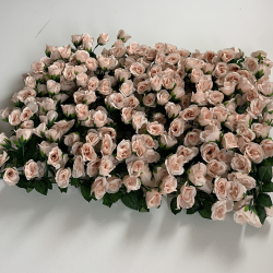 Artificial Rose Wall Panel - Pink