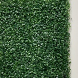 Premium Quality Outdoor UV Protected Boxwood Topiary Hedge Wall Panel - Dark Green