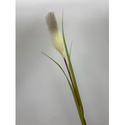 Artificial Real Touch Reed Grass Stem - IVORY