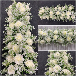 100cm Wedding Top Table Floral Runner - FA2303001